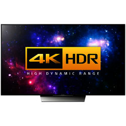 Sony Bravia 65XD8599 LED HDR 4K Ultra HD Android TV, 65 With Youview/Freeview HD, Playstation Now & Silver Slate Design Black